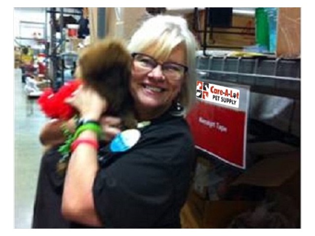 Cathy w Puppy CAL 2014